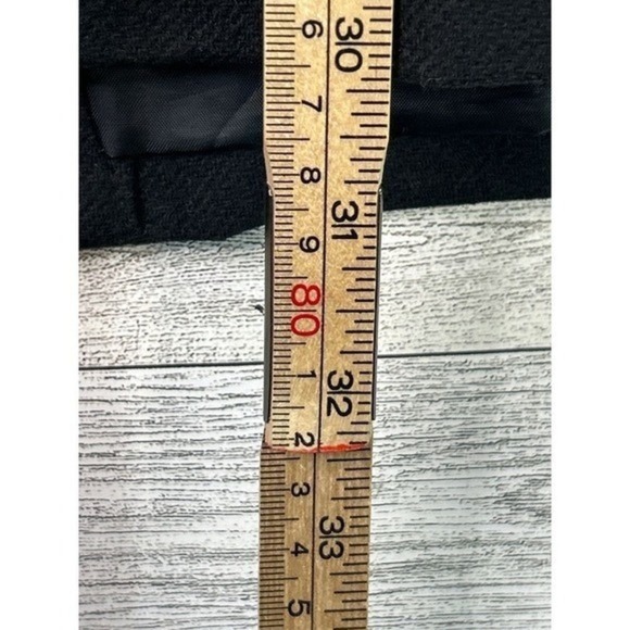 Worthington 100% Pure New Wool Woolmark Black Jacket Size 6 - Picture 7 of 11